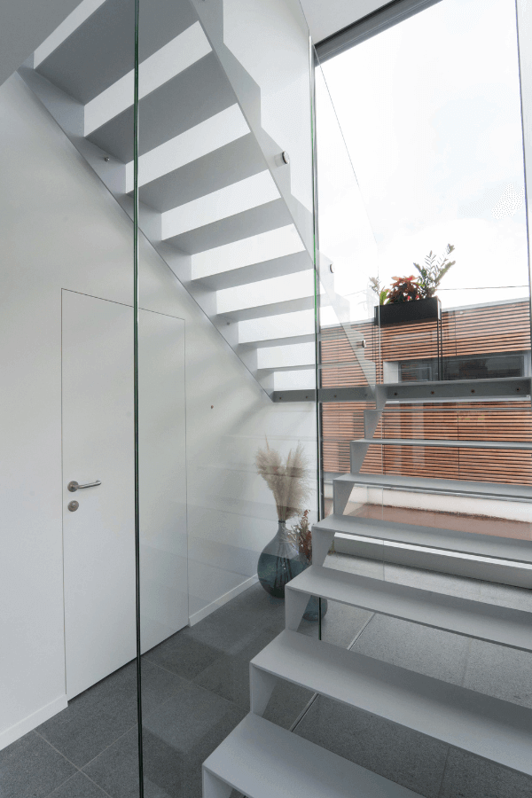 Garde-corps en verre pour escalier par Couard