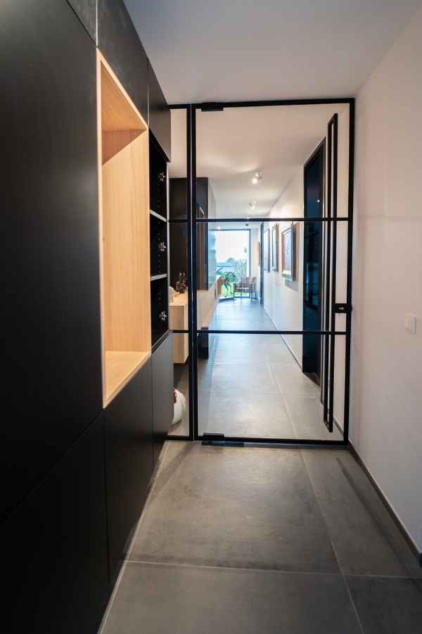 Porte Steel Look dans une maison