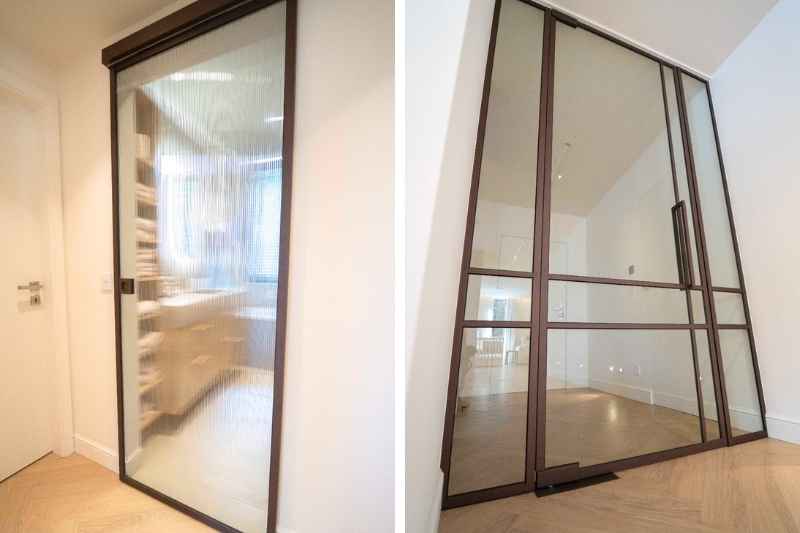 portes steel look couleurs